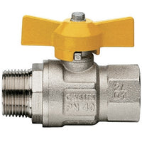 VALVOLA A SFERA GAS MF A FARFALLA MOD. LONDON- 1/2  DN 15- ITAP- pezzi 1