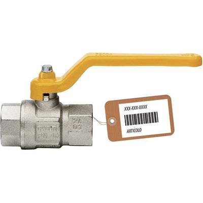 VALVOLA A SFERA GAS CON LEVA LUNGA MOD.LONDON F-BRICO- 1/2  DN 15- FAIDF- pezzi 1