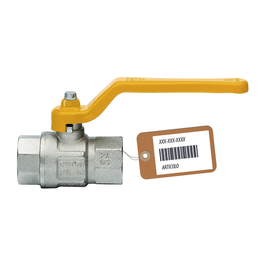 VALVOLA A SFERA GAS CON LEVA LUNGA MOD.LONDON F-BRICO- 1/2  DN 15- FAIDF- pezzi 1