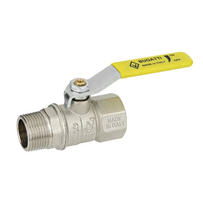 VALVOLA A SFERA GAS MF LEVA LUNGA MOD. DAKOTA- 3/4  DN 15- BUGAT- pezzi 1