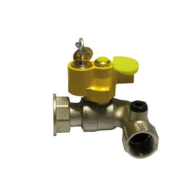 VALVOLA A SFERA GAS F/GIRELLO A SQUADRA CON SERRATURA- 1 x 1 1/4  DN 25- ENOLG- pezzi 1