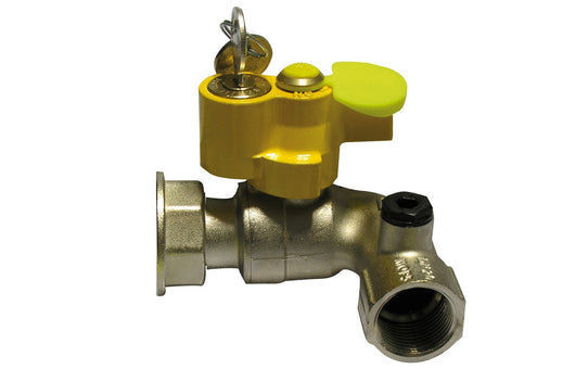 VALVOLA A SFERA GAS F/GIRELLO A SQUADRA CON SERRATURA- 1 x 1 1/4  DN 25- ENOLG- pezzi 1