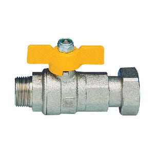 VALVOLA A SFERA A PASSAGGIO TOTALE PER GAS FIL. MASCHIO- 3/4 x 1 DN 20x25- ENOLG- pezzi 1