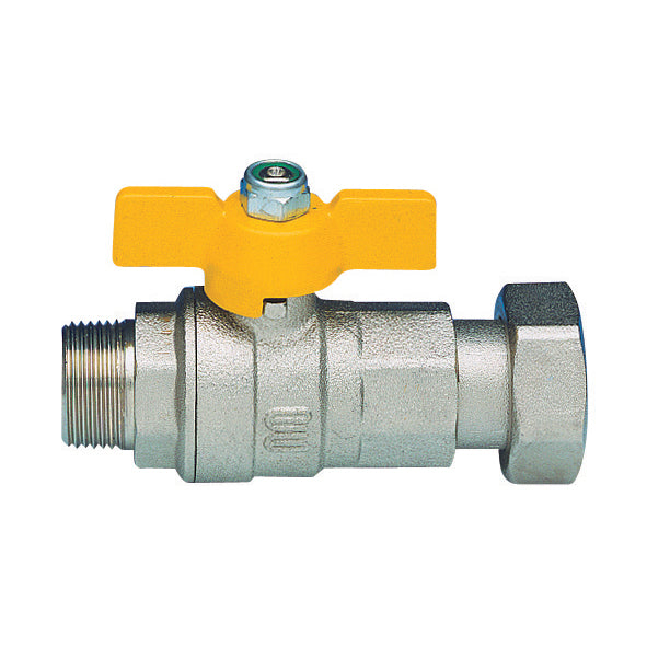 VALVOLA A SFERA A PASSAGGIO TOTALE PER GAS FIL. MASCHIO- 3/4 x 1 DN 20x25- ENOLG- pezzi 1