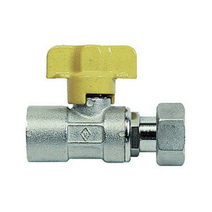 RUBINETTO A SFERA PER GAS FF CON BOCCHETTONE- 3/4  DN 15- BUGAT- pezzi 1