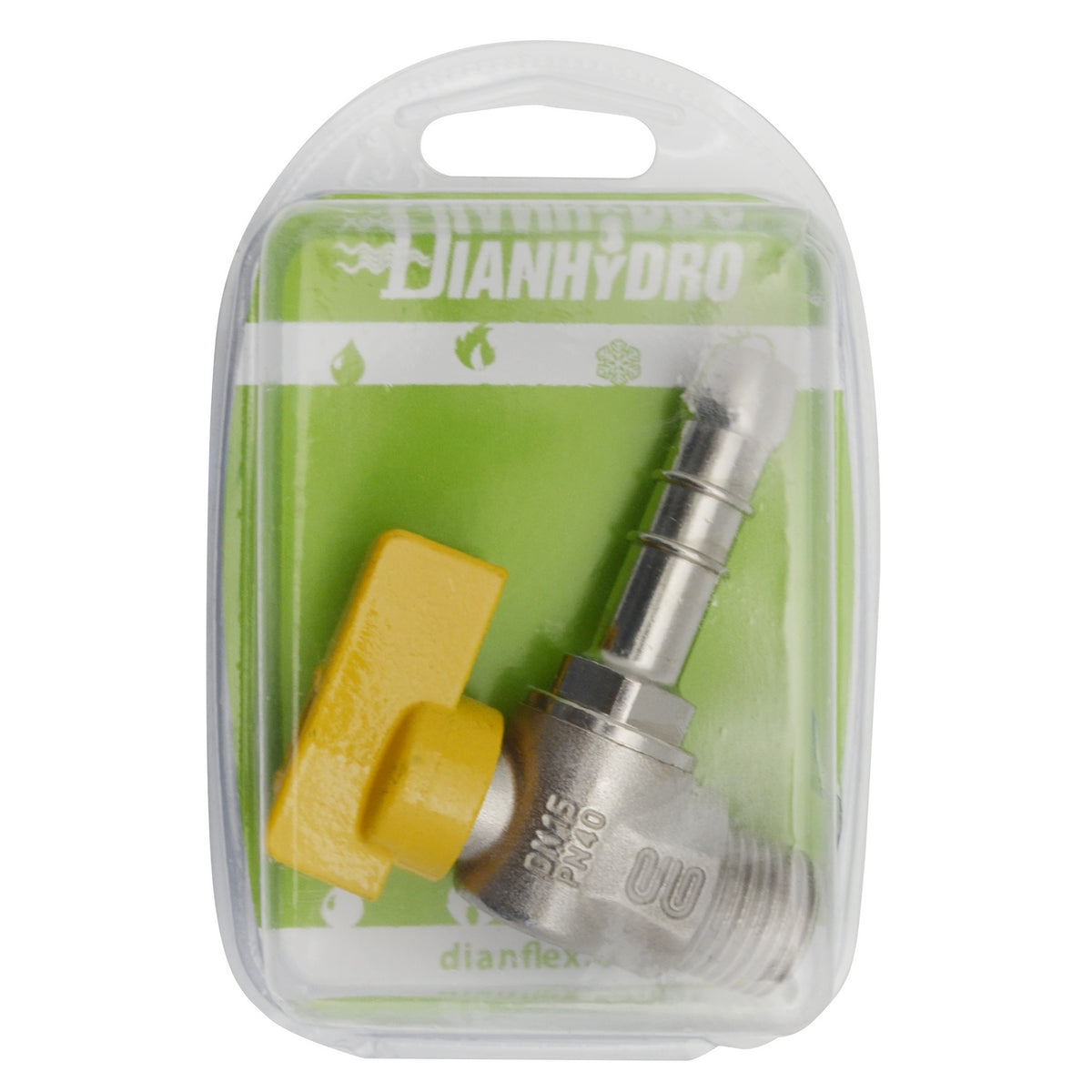 RUBINETTO A SFERA GAS SQUADRA M BLISTER- 1/2 x 14 Metano- FAIDF- pezzi 1