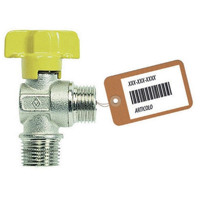 RUBINETTO A SFERA PER GAS SQUADRA MM F-BRICO- 1/2- FAIDF- pezzi 1