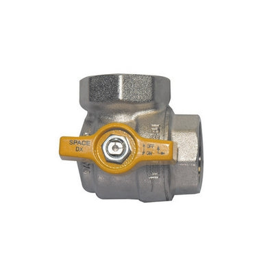 VALVOLA A SFERA AD ANGOLO FF C/FARFALLA PER GAS- 1  DN 25- EFFEB- pezzi 1