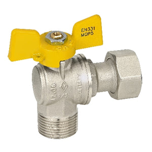 VALVOLA A SFERA GAS  MASCHIO / DADO MOBILE- 1/2 x 3/4  DN 15- BUGAT- pezzi 1