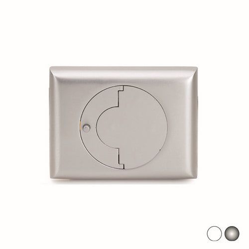 PIASTRA CON LEVA E ROSONE- Cromo- ENOLG- pezzi 1