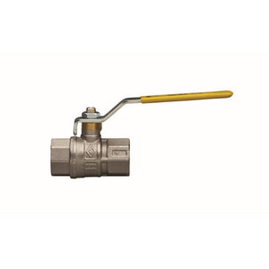 VALVOLA A SFERA PER GAS A PASSAGGIO TOTALE FIL. FF CON LEVA ACCIAIO- 11/2 DN 40- RB- pezzi 1