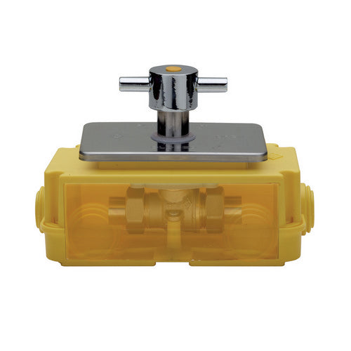 VALVOLA A SFERA GAS CON SCATOLA ISPEZIONABILE CON MANIGLIA- Diam. 12- RB- pezzi 1