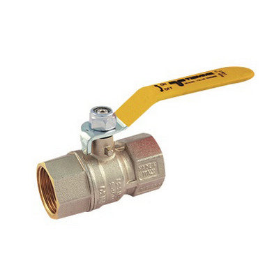 VALVOLA A SFERA GAS FF CON LEVA PIATTA- 1  DN 23,5- TIEMM- pezzi 1