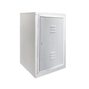 CASSETTA PER PROTEZIONE CONTATORE GAS ZINCATA- cm 50x50x30 (HxLxP) Smontata- FERRA- pezzi 1