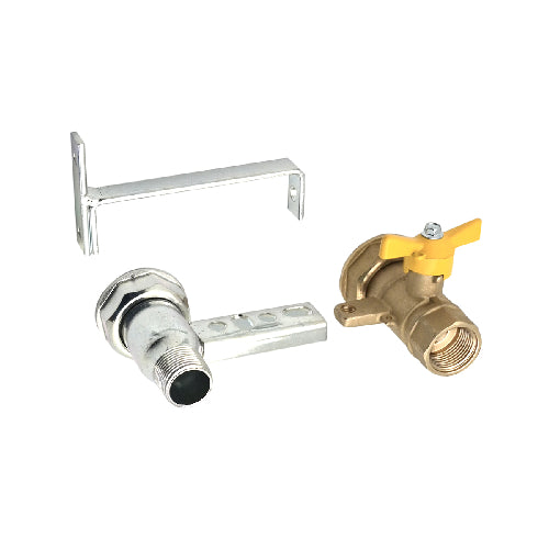 MENSOLA CON VALVOLA PER CONTATORI GAS 11/4- 3/4 - 3/4- GNALI- pezzi 1