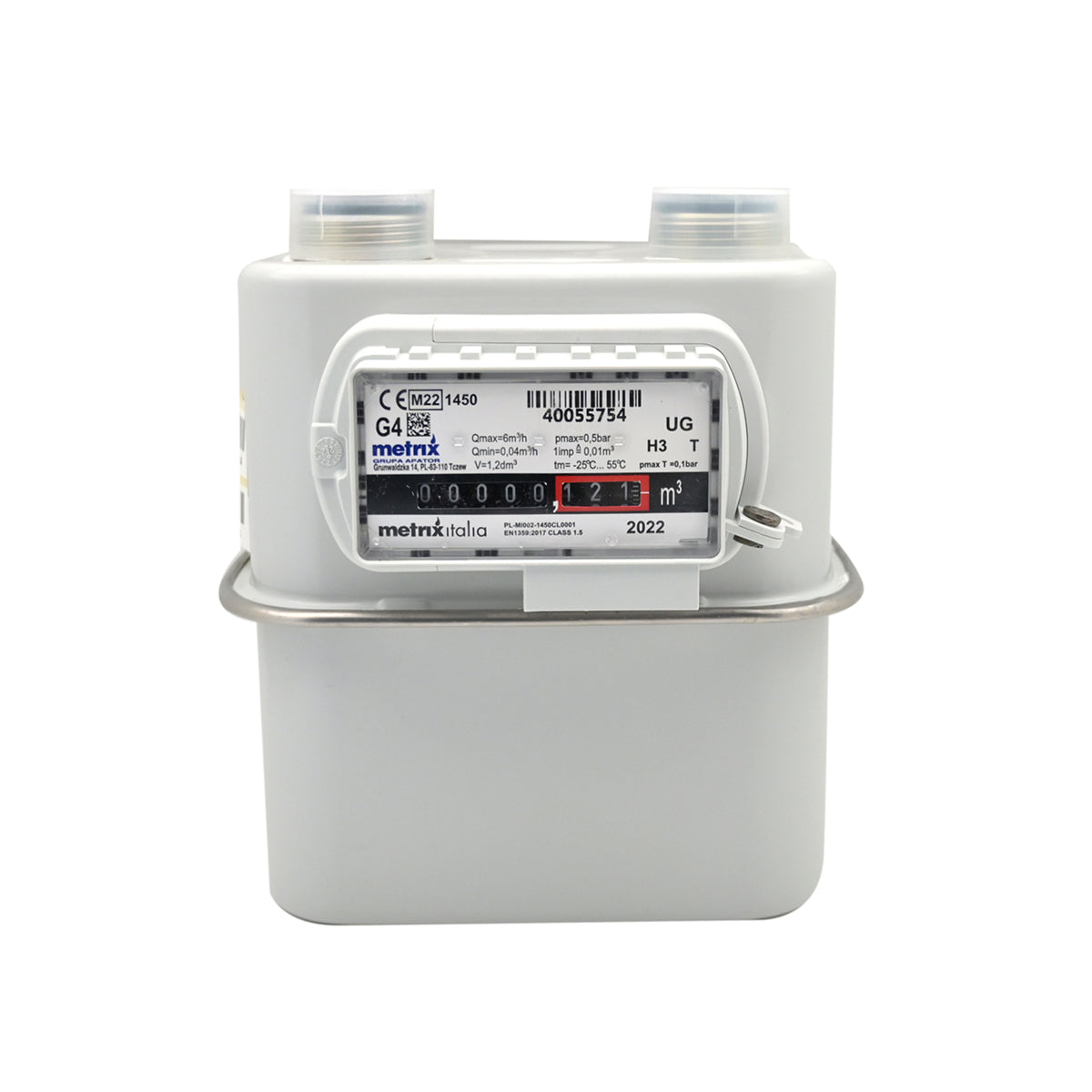 CONTATORE CLASSE G4 MOD. UG4 6 M3/H- Int. 110- GNALI- pezzi 1