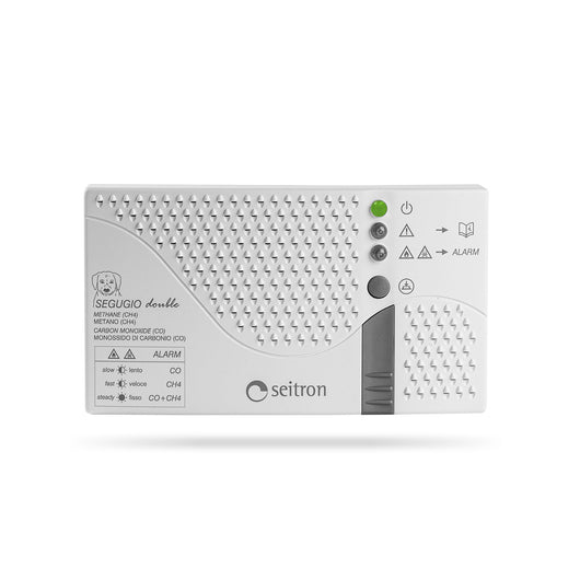 RILEVATORE FUGHE GAS SEGUGIO PLUS DOUBLE- Metano e CO- SEITR- pezzi 1