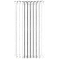 RADIATORE TUBOLARE IN ACCIAIO 3 COLONNE SCOMPONIBILE MOD.660- 10 Elementi- ERCOS- pezzi 1