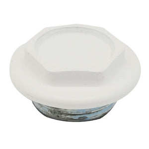 TAPPO CIECO DX / SX  ZINCATO VERNICIATO PER RADIATORI FL 56- 11/4 Dx Bianco- OTER- pezzi 1