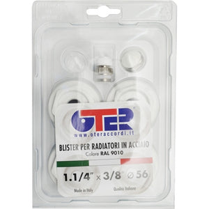 KIT BLISTER PER RADIATORI IN ACCIAIO- FL 56  11/4 x 3/8- OTER- pezzi 1