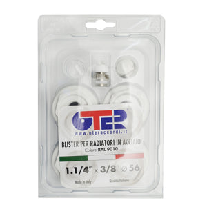 KIT BLISTER PER RADIATORI IN ACCIAIO- FL 56  11/4 x 3/8- OTER- pezzi 1