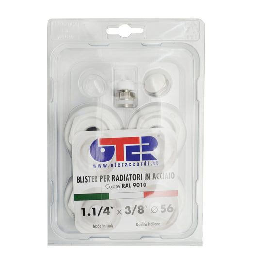 KIT BLISTER PER RADIATORI IN ACCIAIO- FL 56  11/4 x 3/8- OTER- pezzi 1