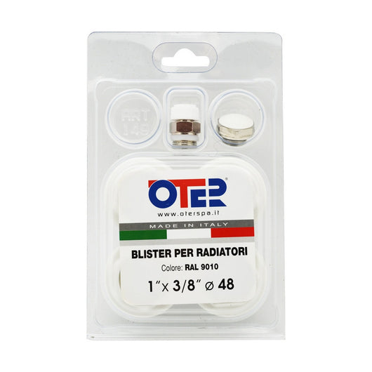 KIT BLISTER PER RADIATORI IN GHISA- FL 48    1 x 3/8- OTER- pezzi 1