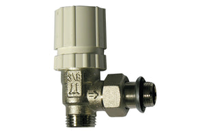VALVOLA AD ANGOLO TERMOSTATIZZABILE ATTACCO MASCHIO- 3/8- ITAP- pezzi 1