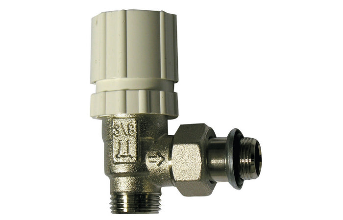 VALVOLA AD ANGOLO TERMOSTATIZZABILE ATTACCO MASCHIO- 1/2- ITAP- pezzi 1