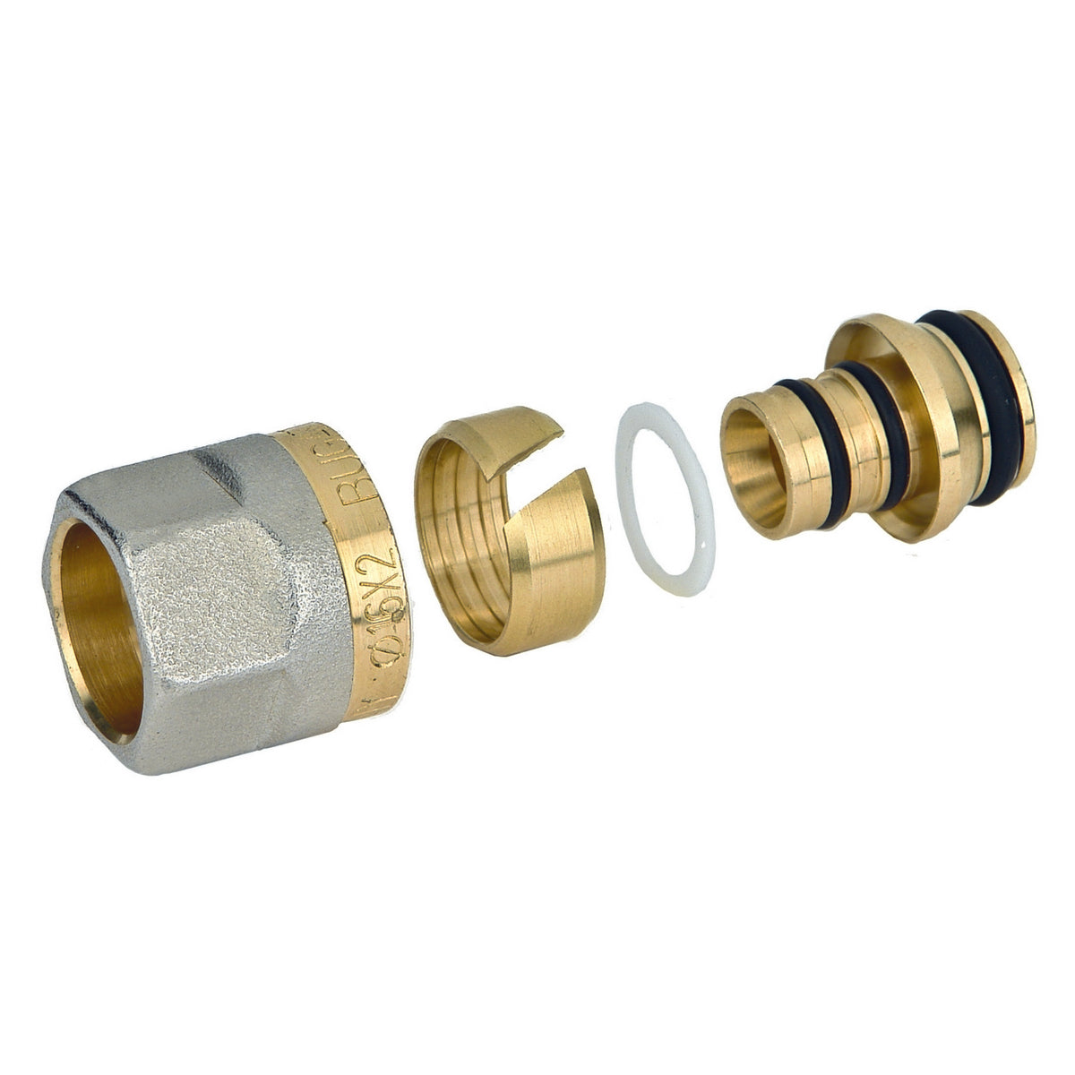 RACCORDO PER TUBO MUTLISTRATO BUGATTI- 1/2- BUGAT- pezzi 1