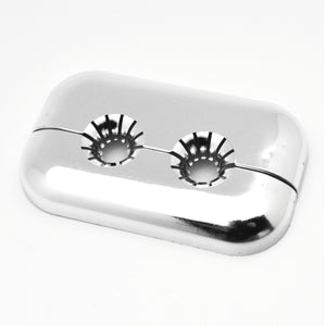 ROSETTA DOPPIA RETTANGOALRE ABS DM 10-16- Diam. 10-16- GOPLA- pezzi 1