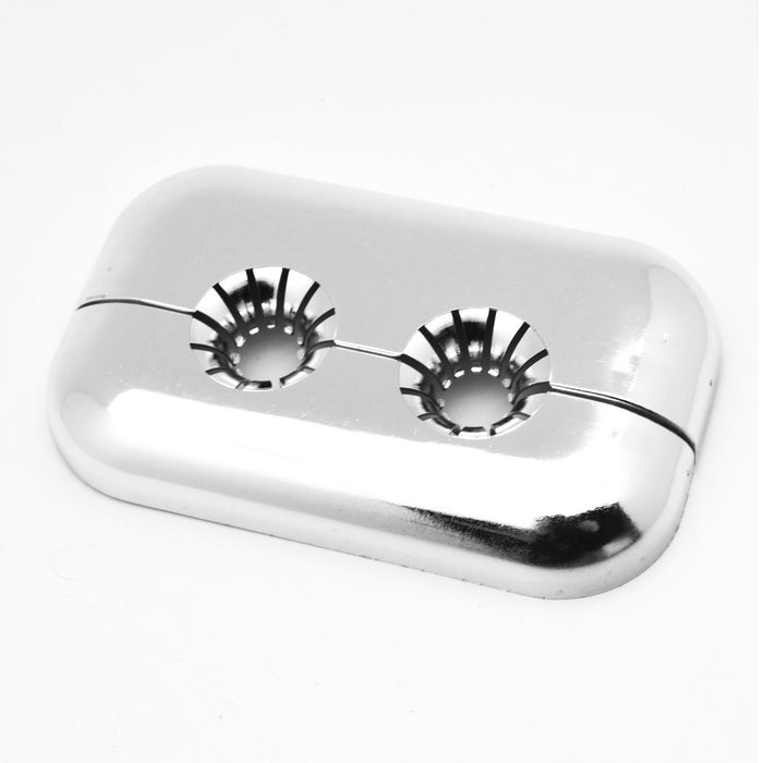 ROSETTA DOPPIA RETTANGOALRE ABS DM 10-16- Diam. 10-16- GOPLA- pezzi 1