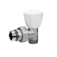 VALVOLA MANUALE A SQUADRA CON ATTACCO TUBO PEX MULTISTRATO- 3/8 24x19 fil (D.16)- TIEMM- pezzi 1