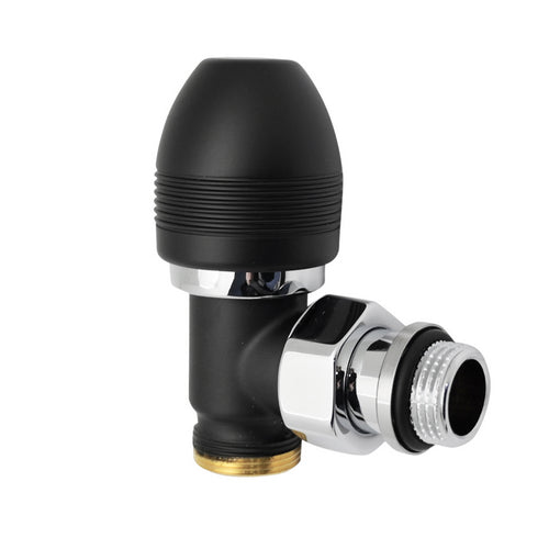 VALVOLA A SQUADRA TERMOSTATIZZABILE OVUS- 1/2 Nero- SR- pezzi 1