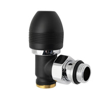 VALVOLA A SQUADRA TERMOSTATIZZABILE OVUS- 1/2 Nero- SR- pezzi 1