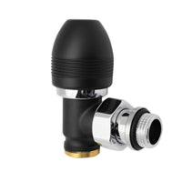 VALVOLA A SQUADRA TERMOSTATIZZABILE OVUS- 1/2 Nero- SR- pezzi 1