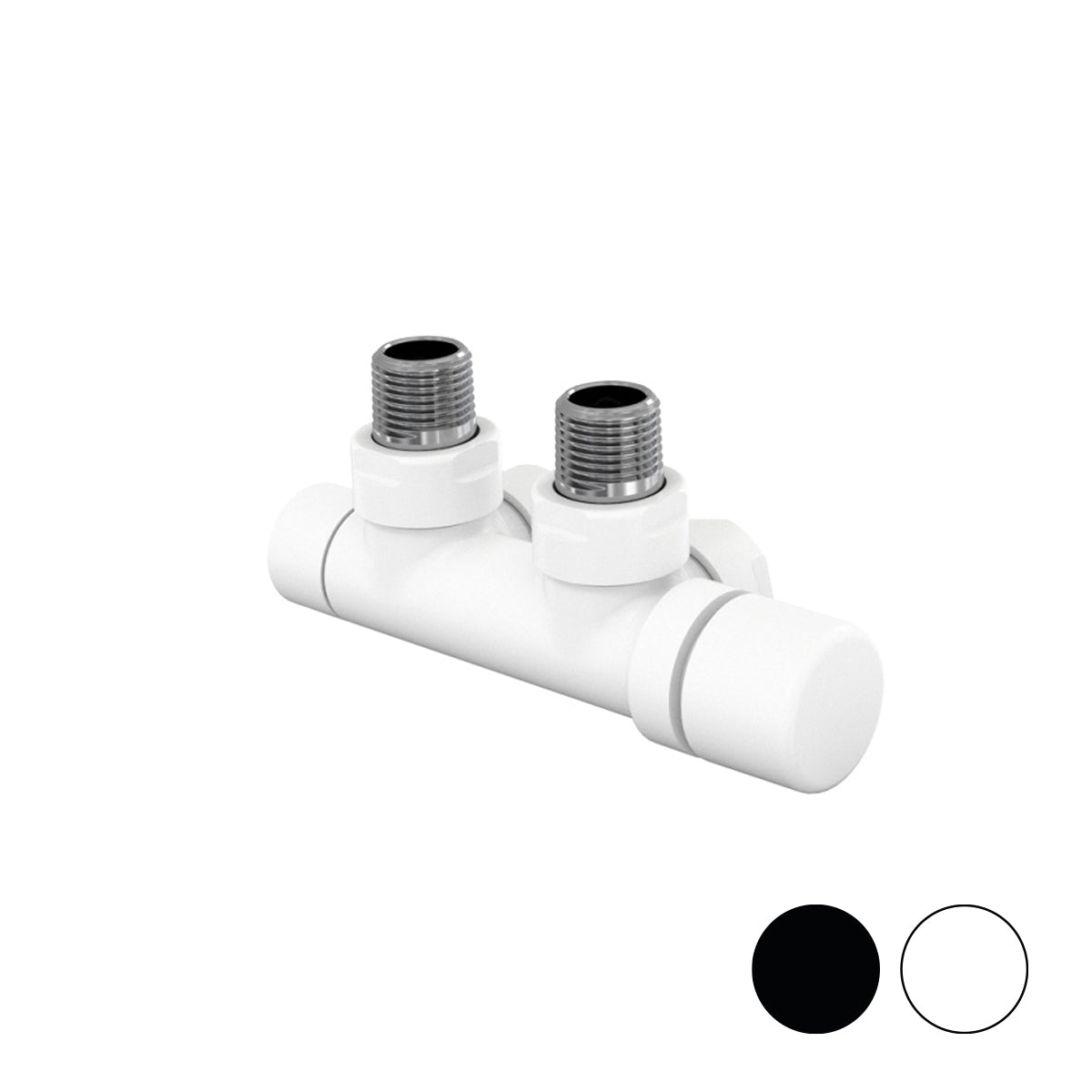 VALVOLA MONO-BITUBO TIPO P- Bianco Opaco- ZEHND- pezzi 1