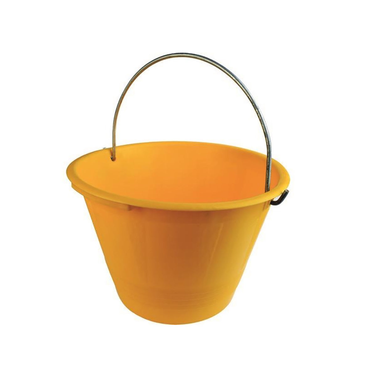 CALDARELLA SECCHIO IN PLASTICA PESANTE GIALLA- Diam. 36- FF- pezzi 1