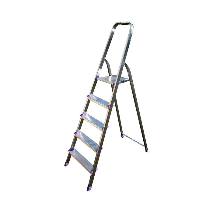 SCALA DOMESTICA IN ALLUMINIO TETI- 3 gradini - H. al piano 0,66 m- GRYN- pezzi 1