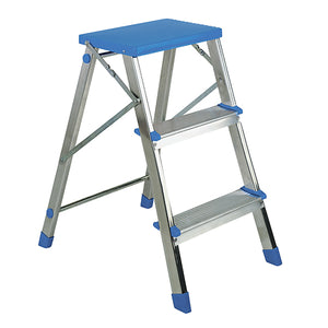 SGABELLO IN ALLUMINIO MENFI- 3 gradini- GRYN- pezzi 1