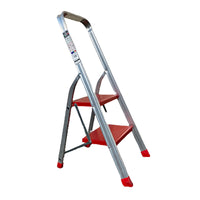 SGABELLO IN ALLUMINIO TEOS- 2 gradini- GRYN- pezzi 1