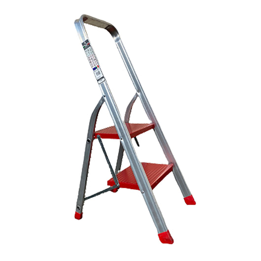 SGABELLO IN ALLUMINIO TEOS- 2 gradini- GRYN- pezzi 1