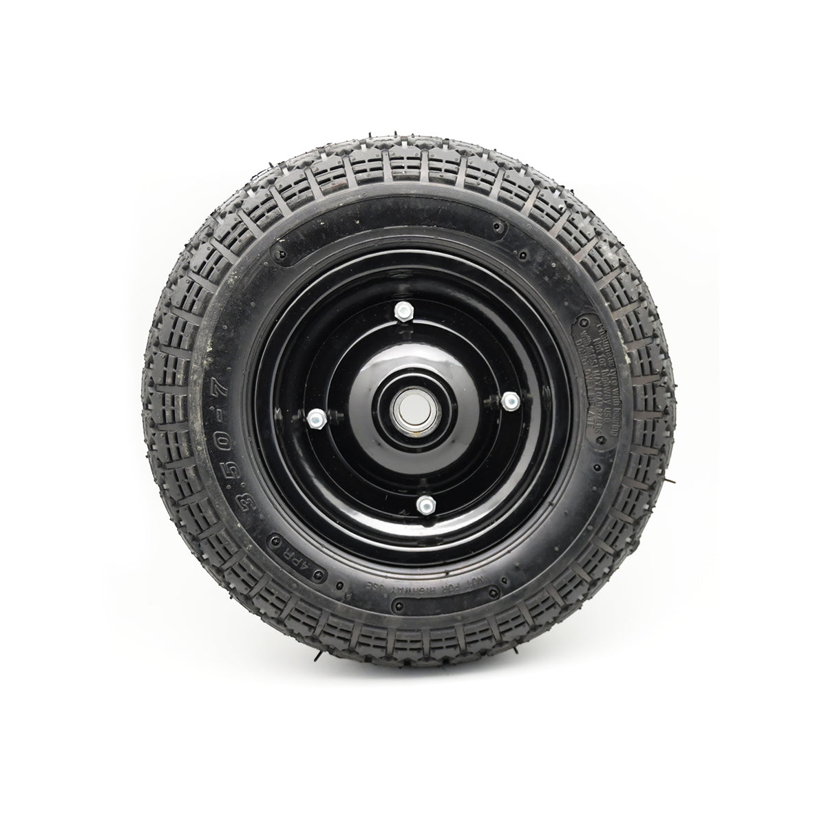 RUOTA PNEUMATICA PER CARRIOLA- Interasse 95 mm- GRYN- pezzi 1