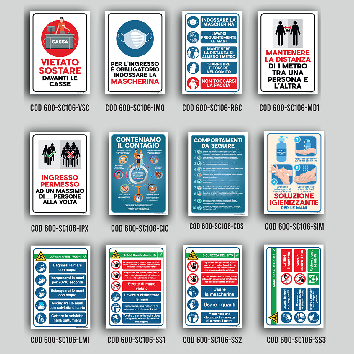 PANNELLI AVVISI E INFORMAZIONI IN FOREX CM 25X35- Conteniamo il Contagio- senza- pezzi 1