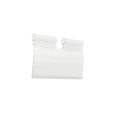 TASCHINA PORTAPREZZO TRASPARENTE PER ESPOSITORE DF- DH- pezzi 1