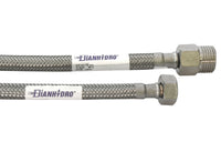 FLESSIBILE INOX MODELLO PROLUNGATO  CM. 35- MF 1/2 x 1/2- DH- pezzi 1