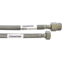 FLESSIBILE INOX MODELLO PROLUNGATO  CM. 60- MF 1/2 x 1/2- DH- pezzi 1