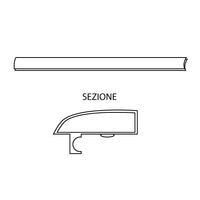 RICAMBIO PROFILO ORIZZONTALE LINEA OXYGEN NICCHIA- cm 120- DH- pezzi 1