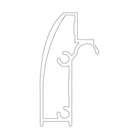 PROFILO ORIZZONTALE NICCHIA ESSENTIAL- per cm 140- DH- pezzi 1