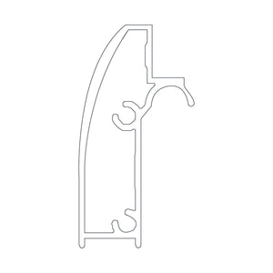 PROFILO ORIZZONTALE NICCHIA ESSENTIAL- per cm 140- DH- pezzi 1